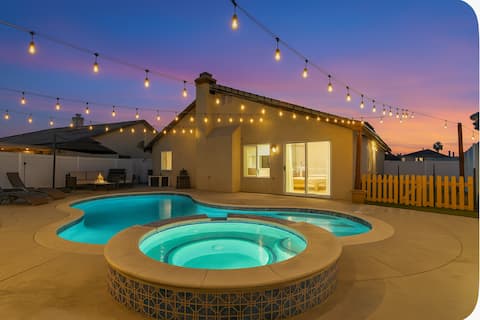 Hemet Havens |Hot Tub|Pool|Arcades & Game Room|BBQ