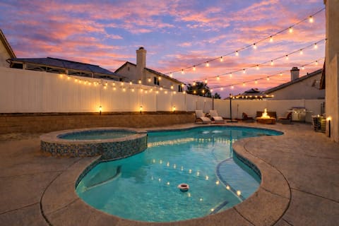 Hemet Havens |Hot Tub|Pool|Arcades & Game Room|BBQ