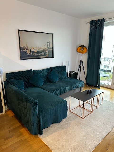 Erfolgreiche Airbnb-Immobilie: Stylish 2-room apartment in Zentrum Ost