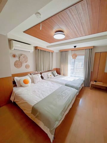 机场直达｜便利店至近｜築地车站2分钟｜北欧风舒适大床｜築地/銀座商业圈美食街徒步圈｜行李寄存OK