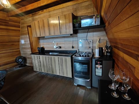 Successful Airbnb property: The Wood Cabin - Retreat for couples and families in Campina Grande Do Sul