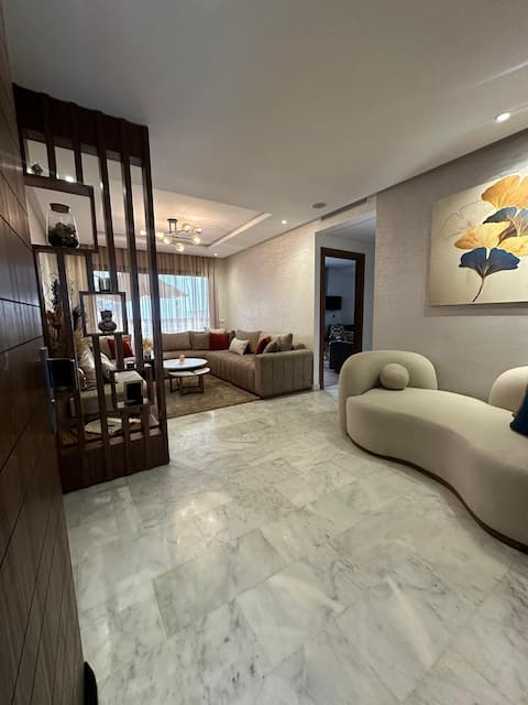 Popular Airbnb listing: L 'Éden de Tamaris: 100², Pool & Sea Close in Dar Bouazza