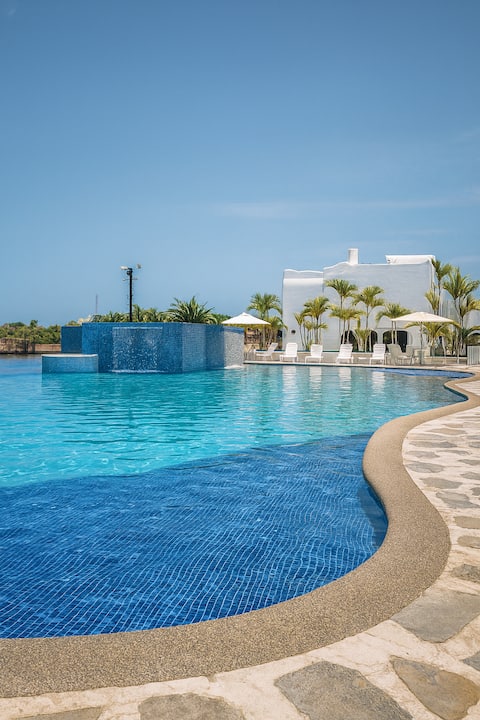 Villa with a beautiful view in Higuerote