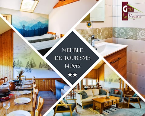 Gîte "le grand Hivernal" - La Rogerie: 14 pers