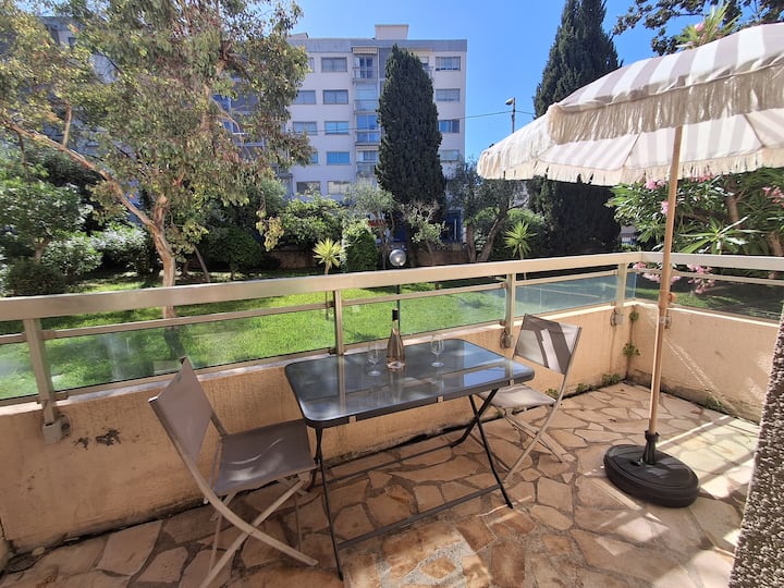 Studio 5' Plage Wifi+parking - Vallauris