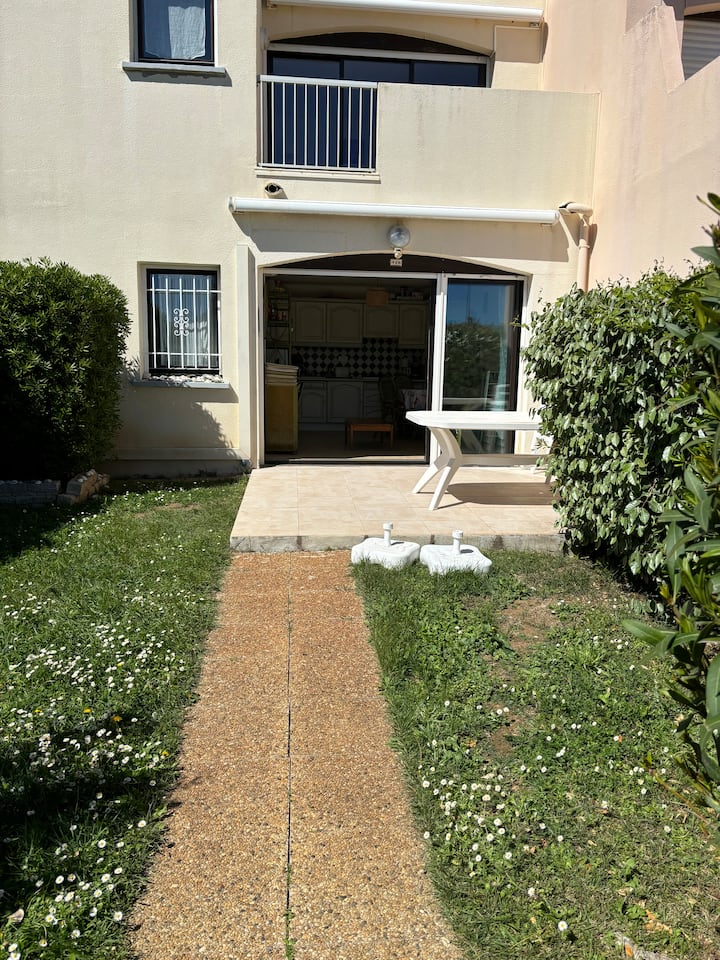Port Lano Plain Pied Jardin Plage Piscine Parking - Agde