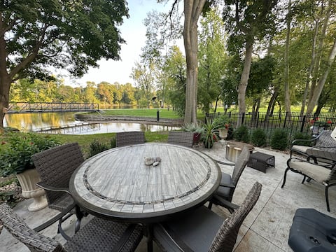 River Kamm Island-View near Notre Dame