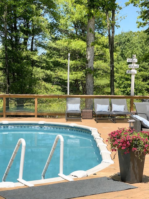 POOL|HotTub|5BR4Bath|FirePit|Hammock|Volleyball AC