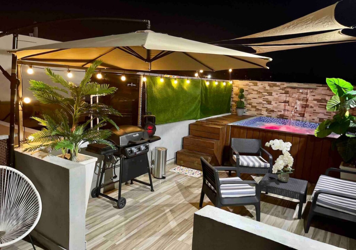 B4 hermoso apart 3hab terraza y jacuzzi privado Departamentos en