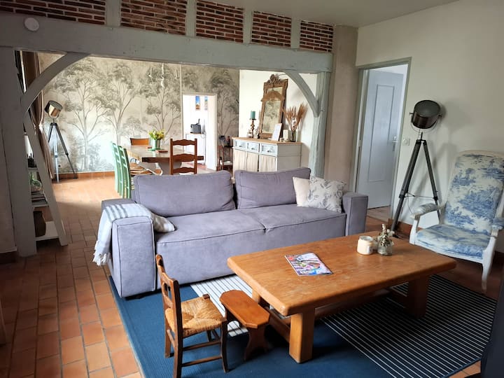 Grande Maison Familiale 10pers - 3min De Chambord - Muides-sur-Loire