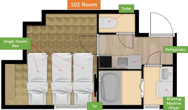 Shinjuku Downtown｜1 Min Walk To Metro｜cozy Apt*102 - Shinjuku