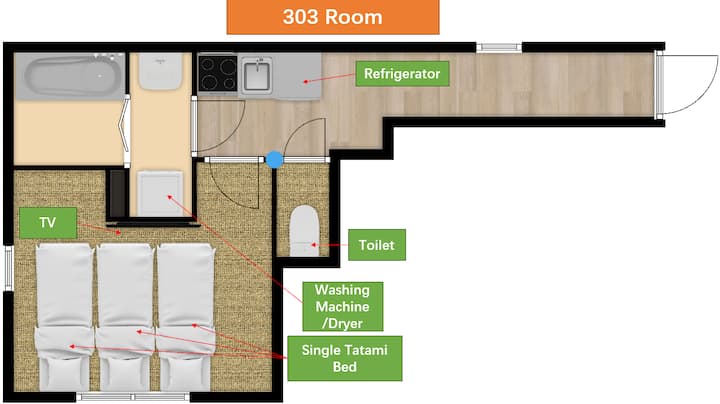 Shinjuku Downtown｜1 Min Walk To Metro｜cozy Apt*303 - 新宿区