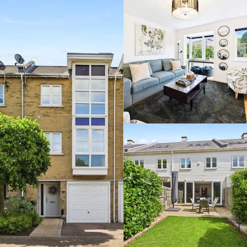 3 BR home w/self check in, direct train to London