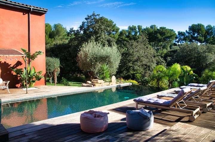 New: Superbe Villa Piscine, Spa, Beach Volley - Sanary-sur-Mer