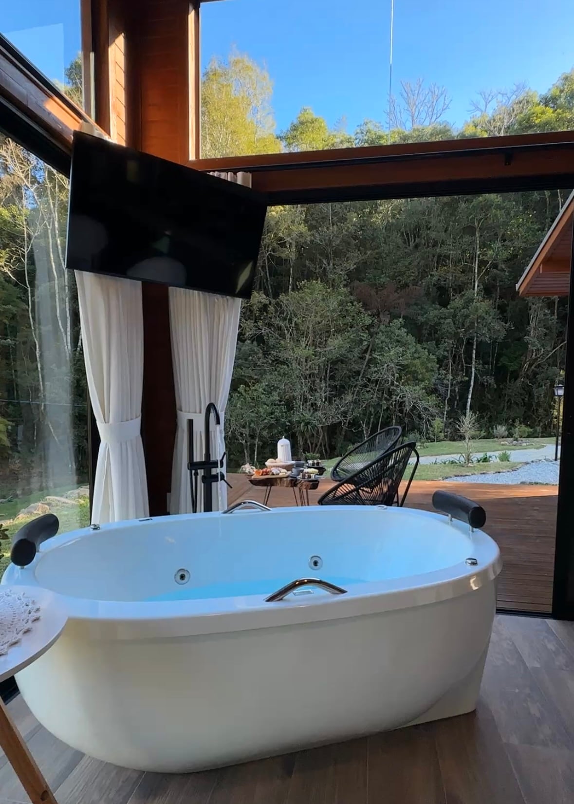 Airbnb em destaque: Sossego da Mata 2 Cabin - comfort and nature em Rancho Queimado