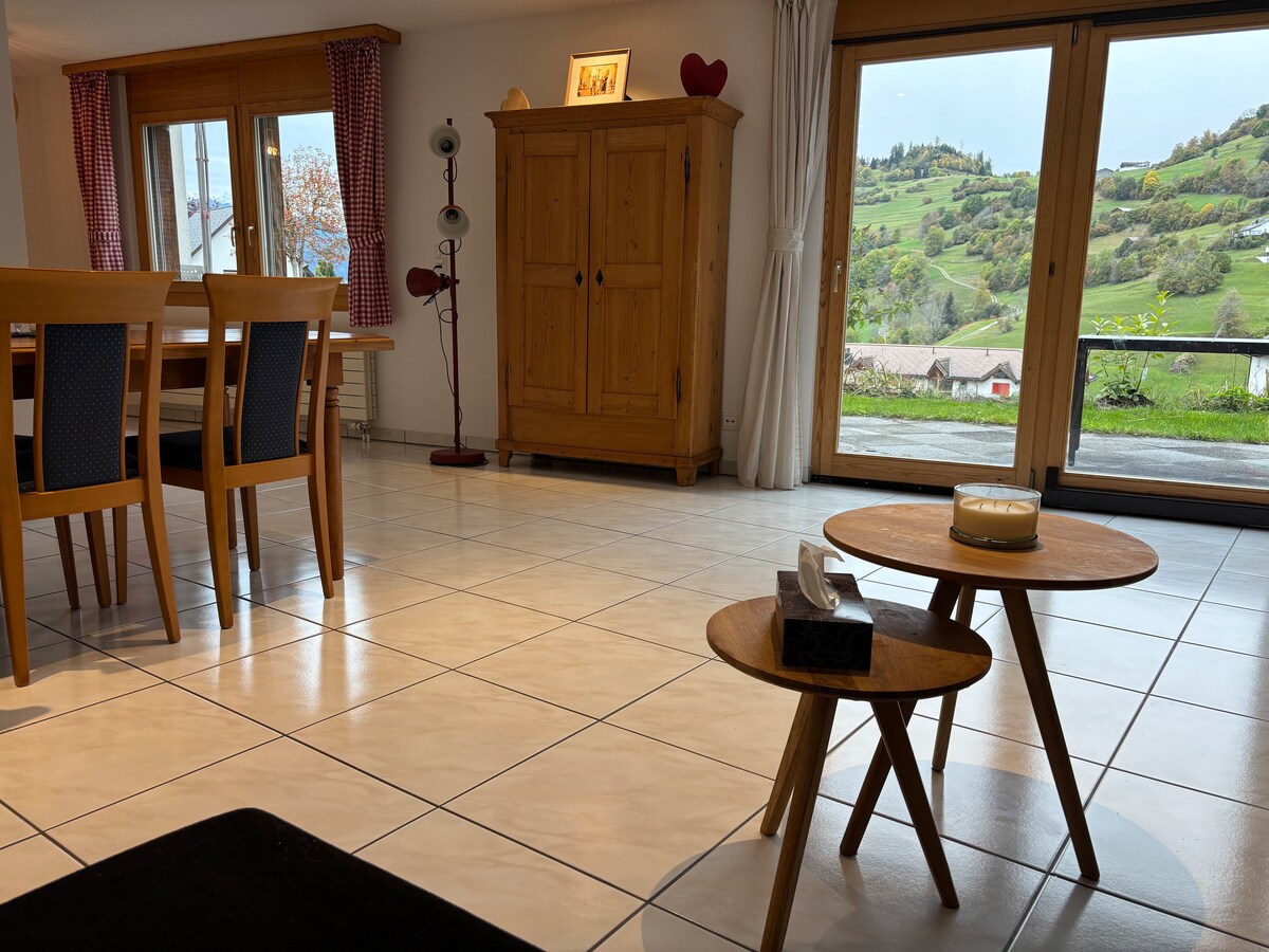 Top Airbnb: Spacious & central: 5.5 room apartment in Laax in Laax