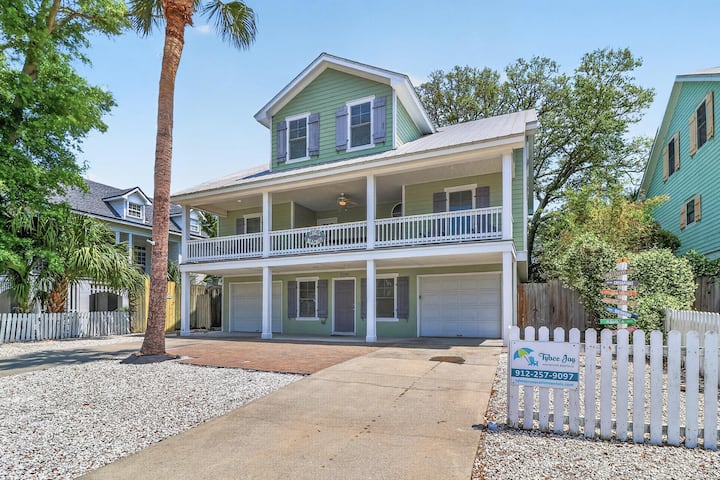 Large House W Pool Table, Close Restaurants + Beac - Tybee Island