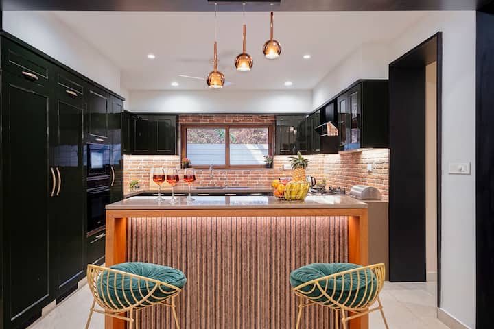 A Fully Setup Kitchen with all that you need , also Comes with a private Butler on demand