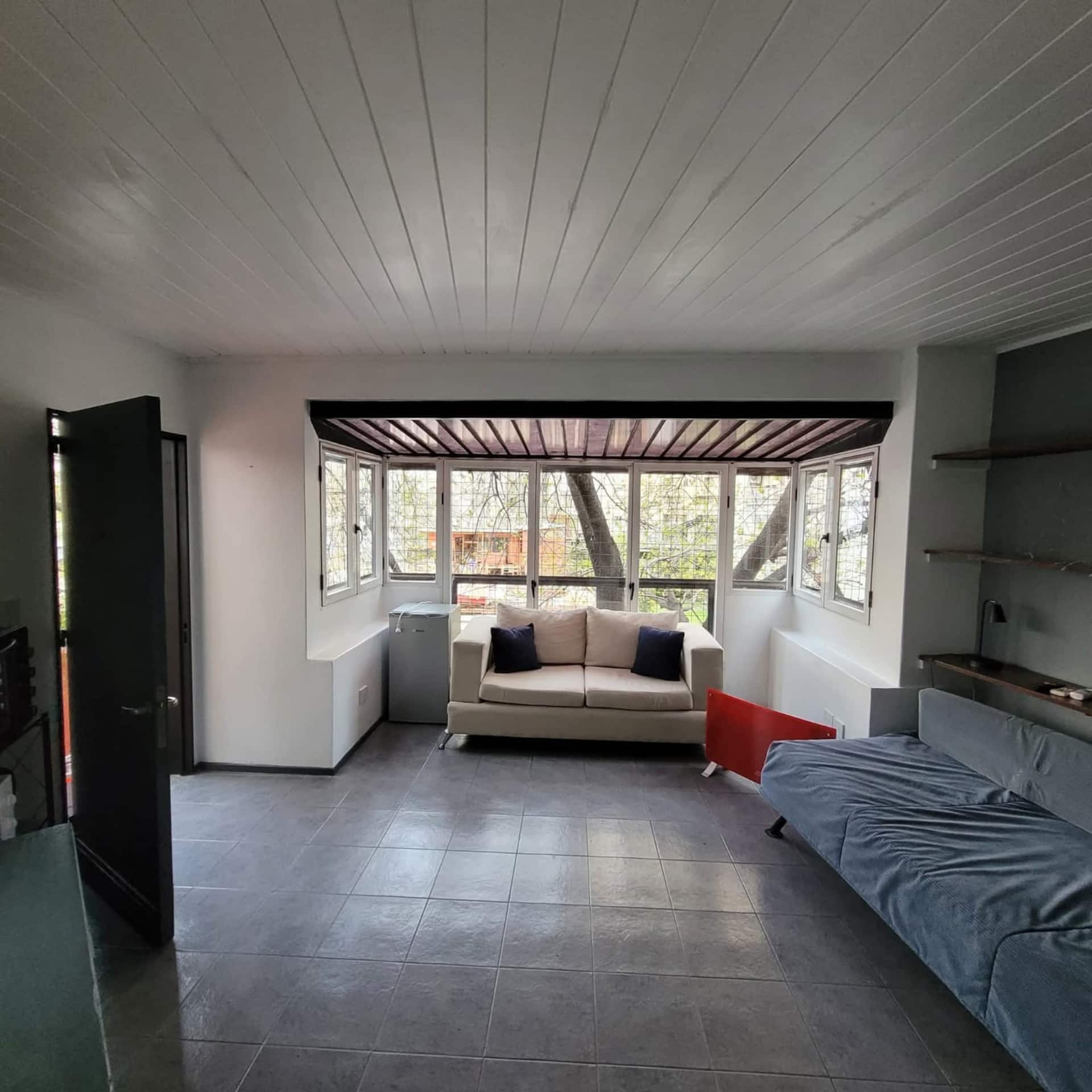 Departamento de 1 dormitorio en Balvanera con habitación en terraza