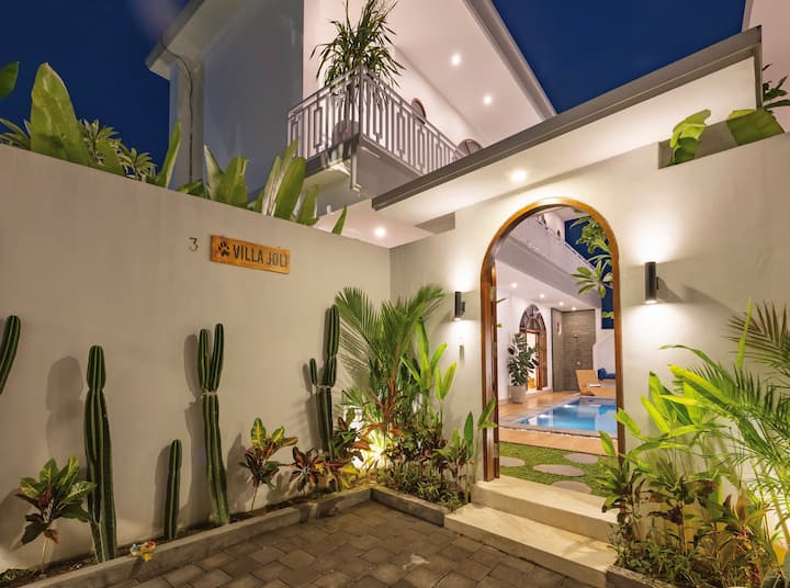 Tropical 3br Villa - Private Pool - Ricefield View - Canggu