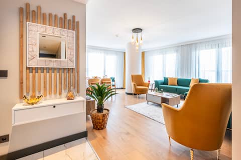 Popular Airbnb listing: Impressive New Flat-all AC 3bdr in Kâğıthane