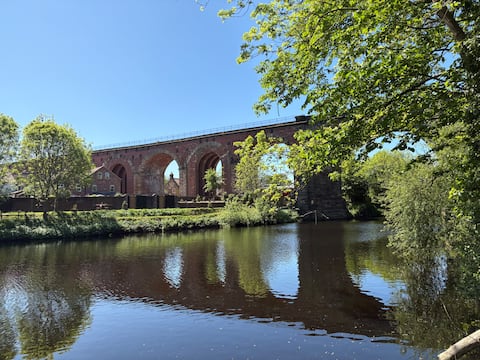 On Yarm High Street. Couples Families and Business