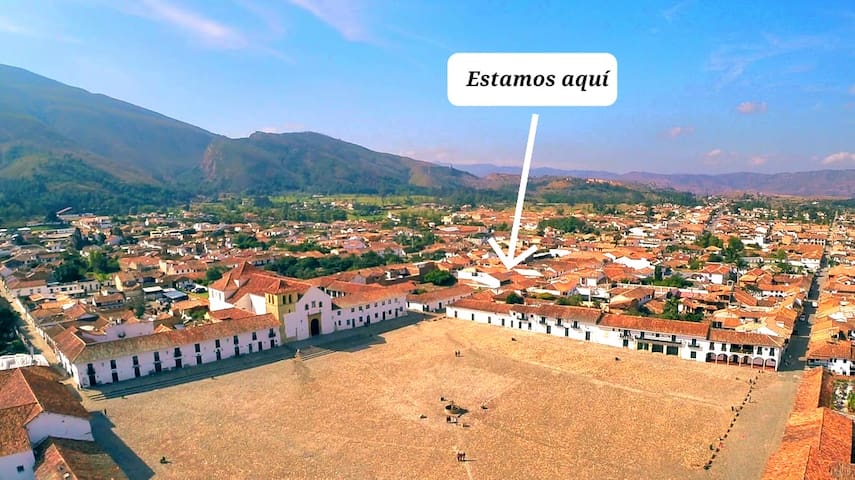 Entire home with 1 bedrooms in Villa De Leyva - Bellísimo aparta estudio en Plaza Mayor