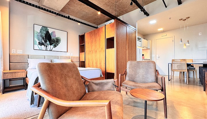 Flat Central Com Academia, Piscinas E Sauna - Brasília