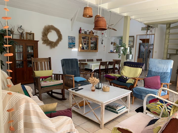 Maison Au Coeur De L'île D’arz - Wifi - Vannes