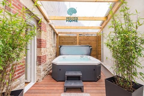 Charming Duplex with Jacuzzi, Guingamp Center
