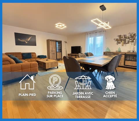 single storey house with garden near Bayeux