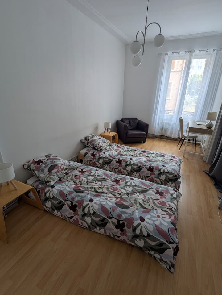 Possibilité de séparer les lits.