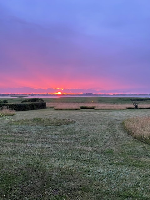 Enø Summer House | Fjordfront with Sunset Views