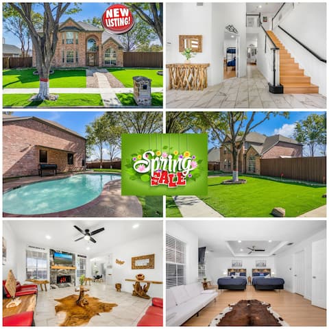 Grand Retreat | Golf PingPong PS5 Pool Sleeps 14