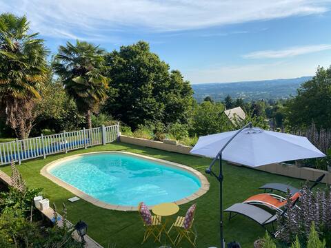 Nice house and panoramic view