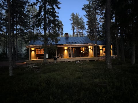 Unique riverside house with Storån directly in front