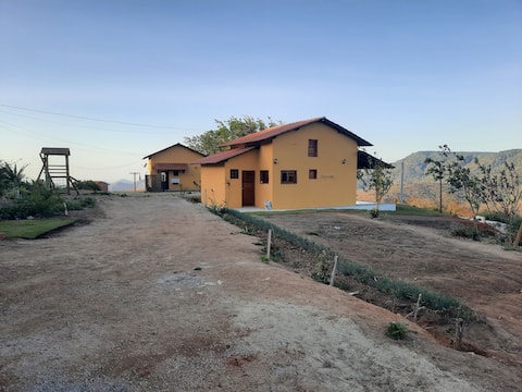 Imóvel de sucesso: Chalet in Chapada (beautiful view) em Mulungu