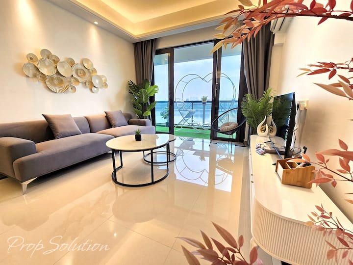 Full Seaview 3br Johor Bahru Ciq 9-10pax - ジョホールバル