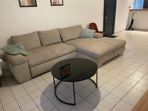 Independent accommodation, terrace and secure parking
