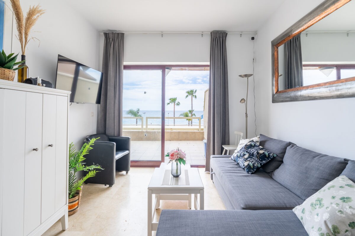 Top Airbnb: Apartment on Frontline Burriana Beach, Nerja in Nerja