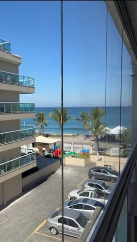 Pé na areia Recreio, vista lateral mar, Paraíso