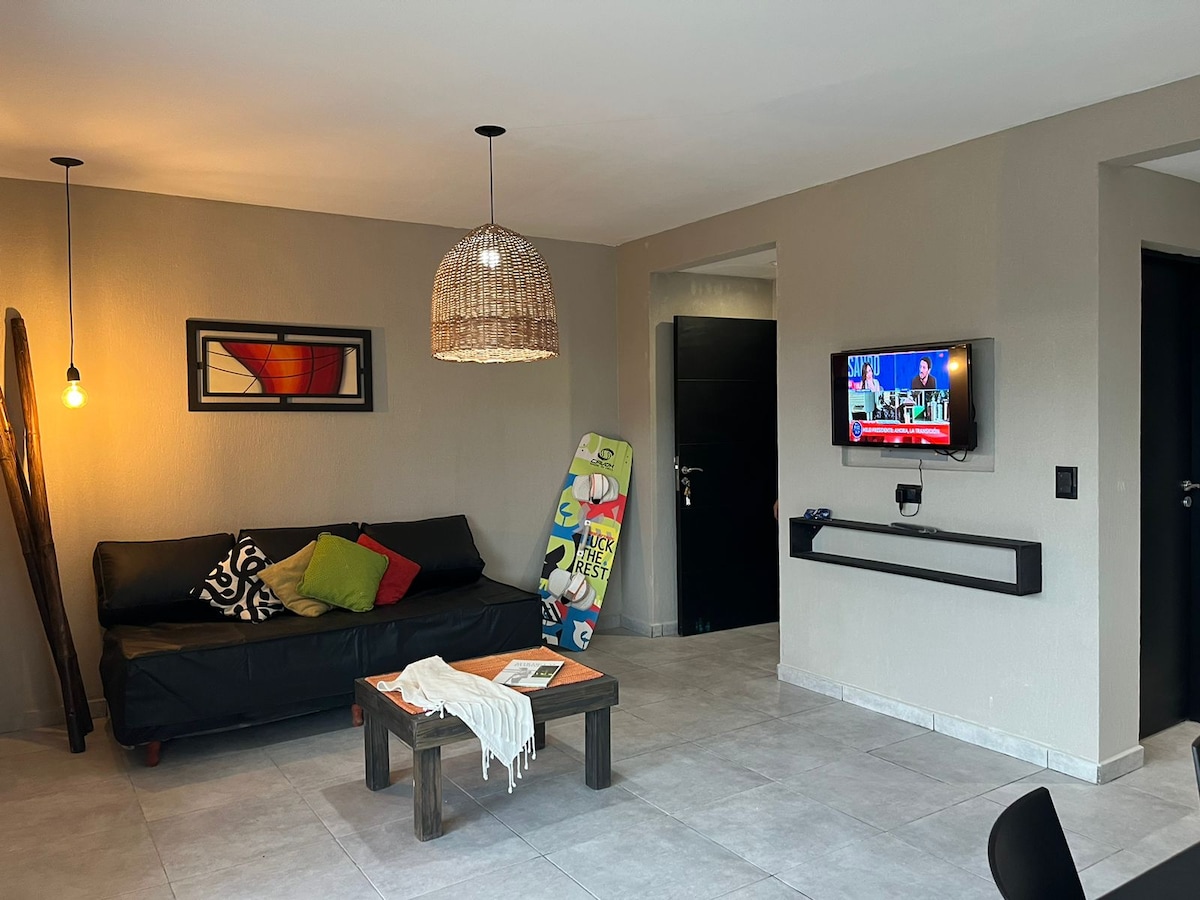 Top performing Airbnb: Las Gaviotas Break - Modern Blue Sea Apartment. in Las Gaviotas