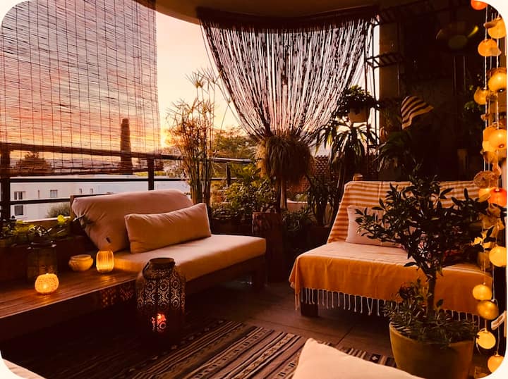 Bright & Calm 2br + Sofa Bed Terrace & Garage - Antibes