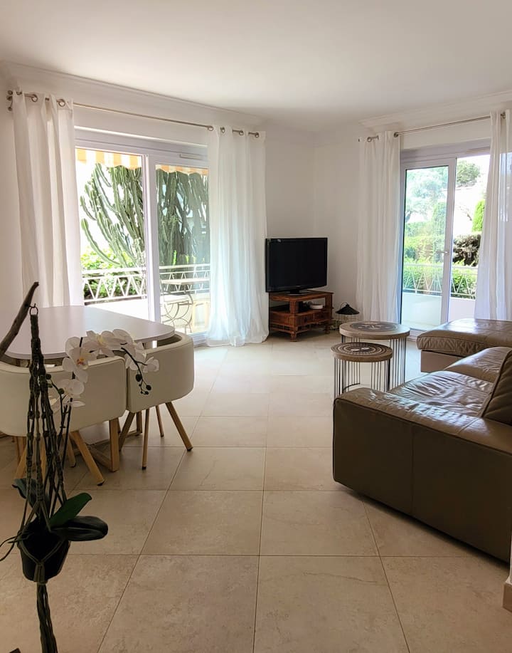 T3 72 M² Clim• Terrasse Sud• Parking• Plage à Pied - Antibes