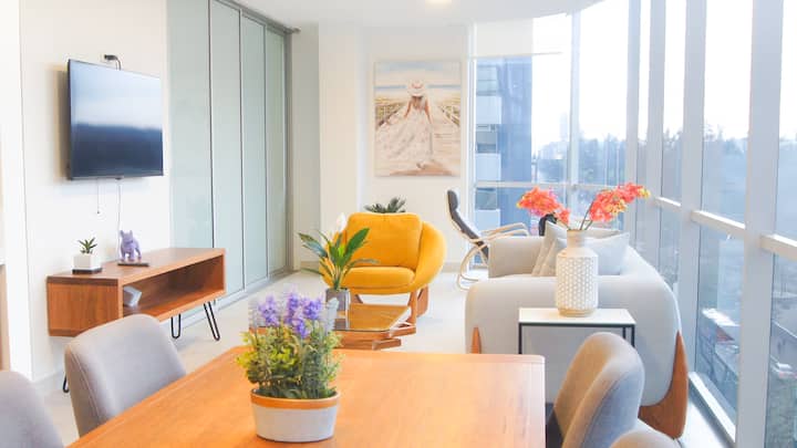 Smart Living Apt En La Carolina - Panoramic View - キト
