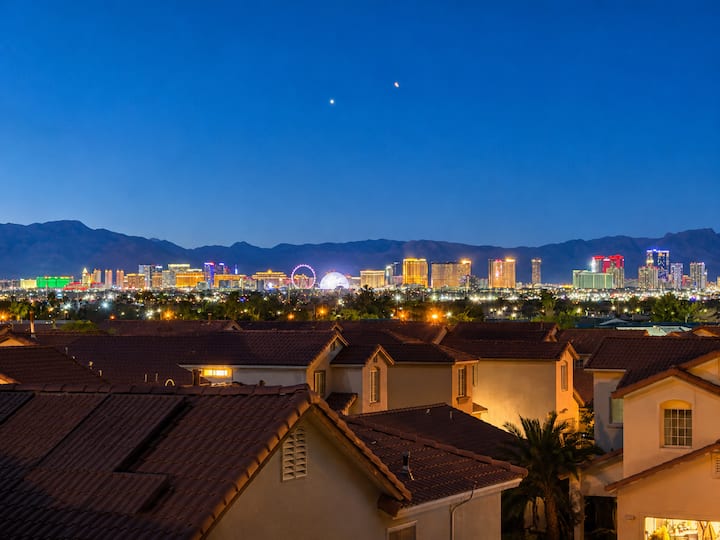 Casa Con Terraza Vista Al Street Pool Mesa D Juego - Las Vegas