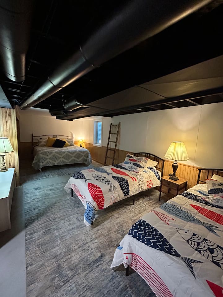 Spavaća soba u podrumu 