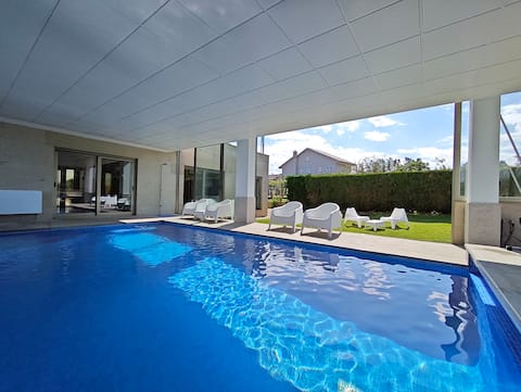Design with heated indoor pool