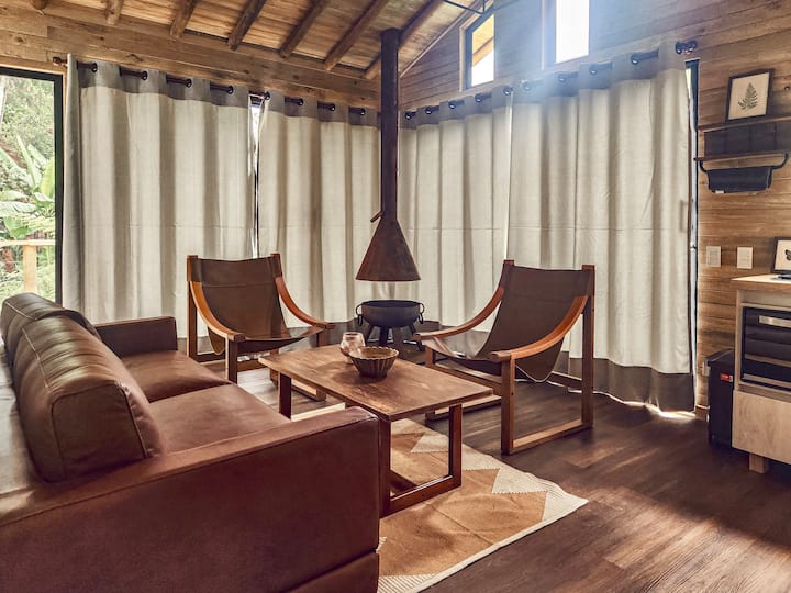 Madrepino · Riverside Cabin With Jacuzzi - La Ceja