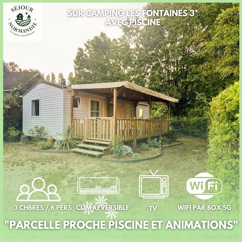 Nature stay 6P – air conditioning, TV, Wi-Fi & pool